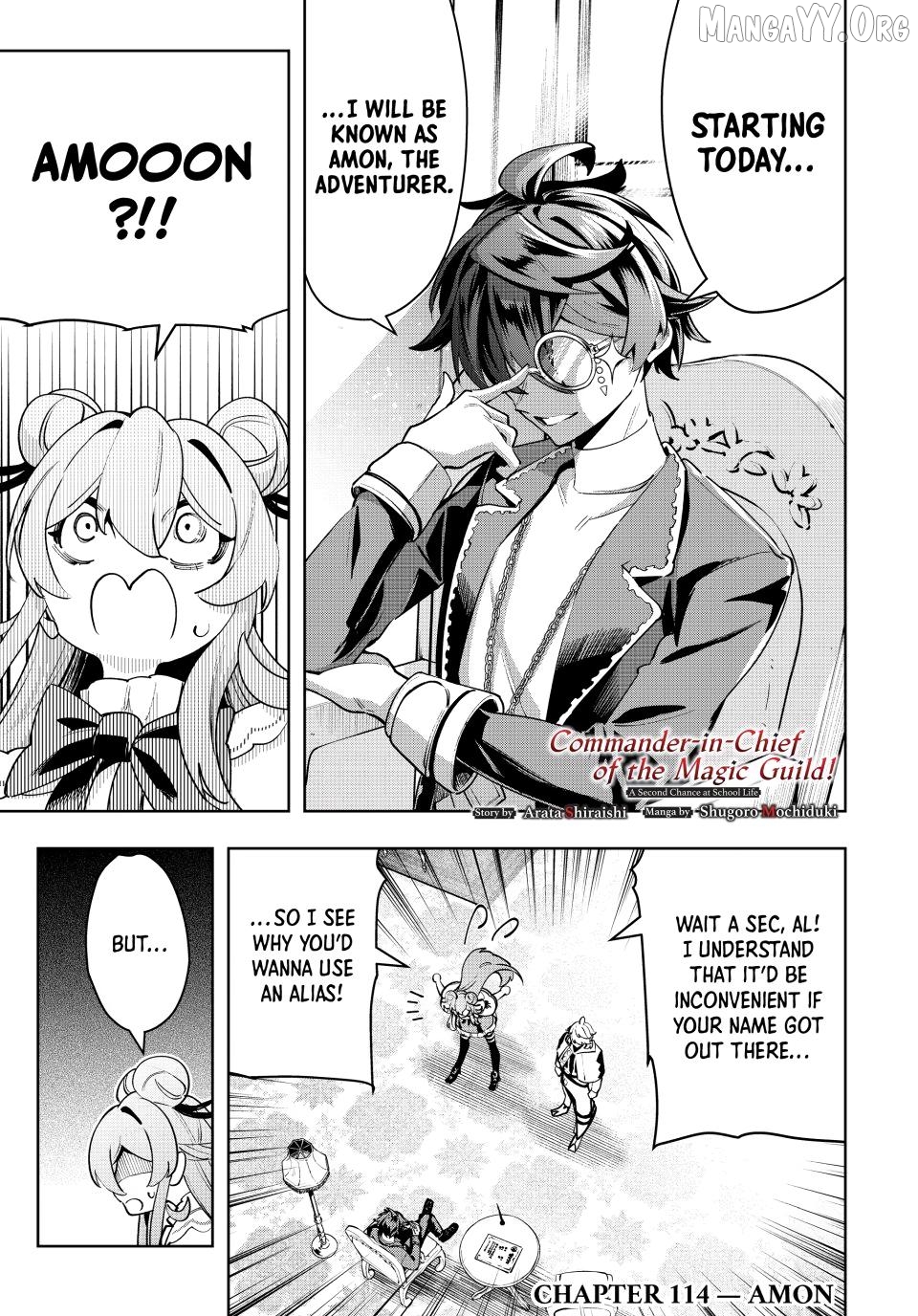 Majutsu Guild Sousui ~Umarekawatte Imasara Yarinaosu Nidome no Gakuin Seikatsu~ Chapter 114 - page 1