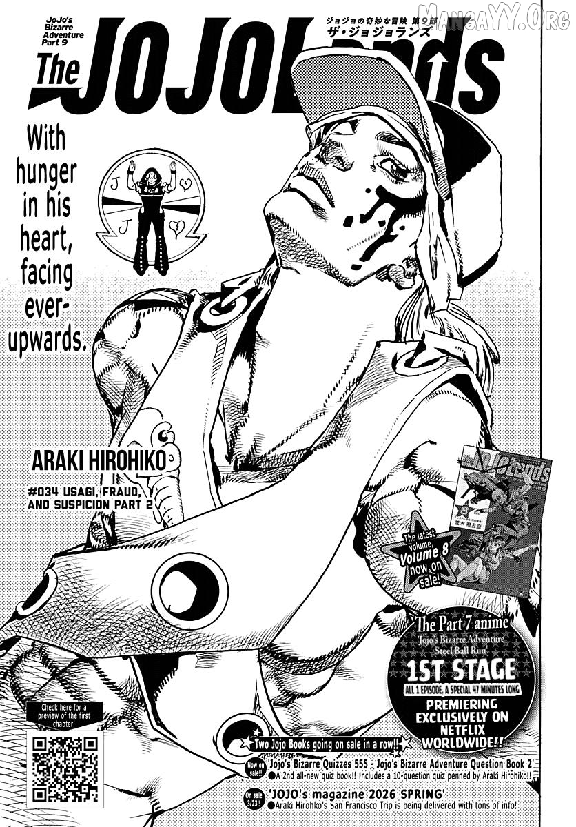 Jojo's Bizarre Adventure Part 9 - The Jojolands Chapter 34 - page 3