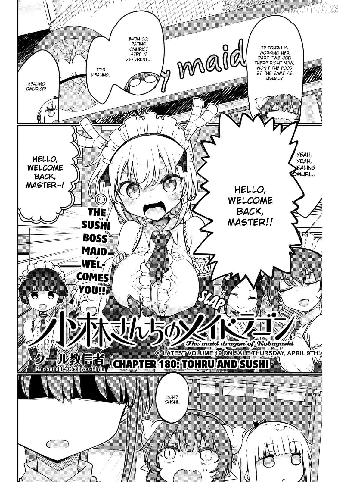 Kobayashi-San Chi No Maid Dragon Chapter 180 - page 2
