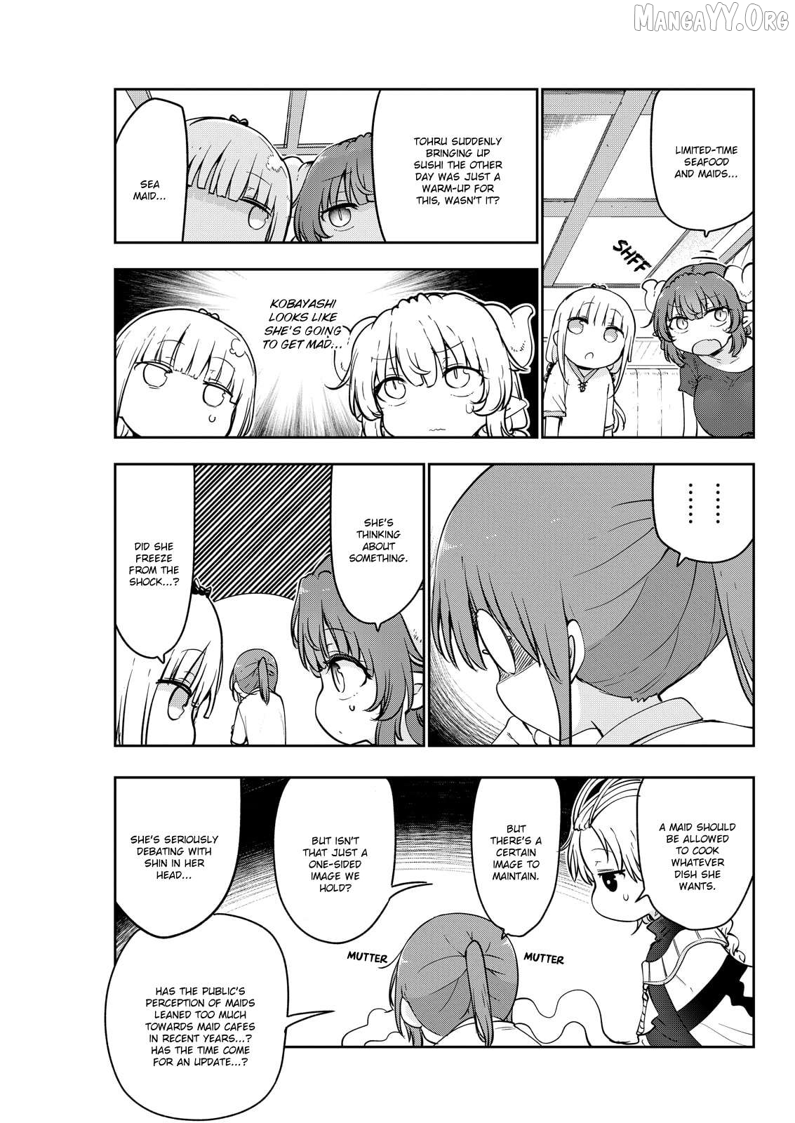Kobayashi-San Chi No Maid Dragon Chapter 180 - page 3