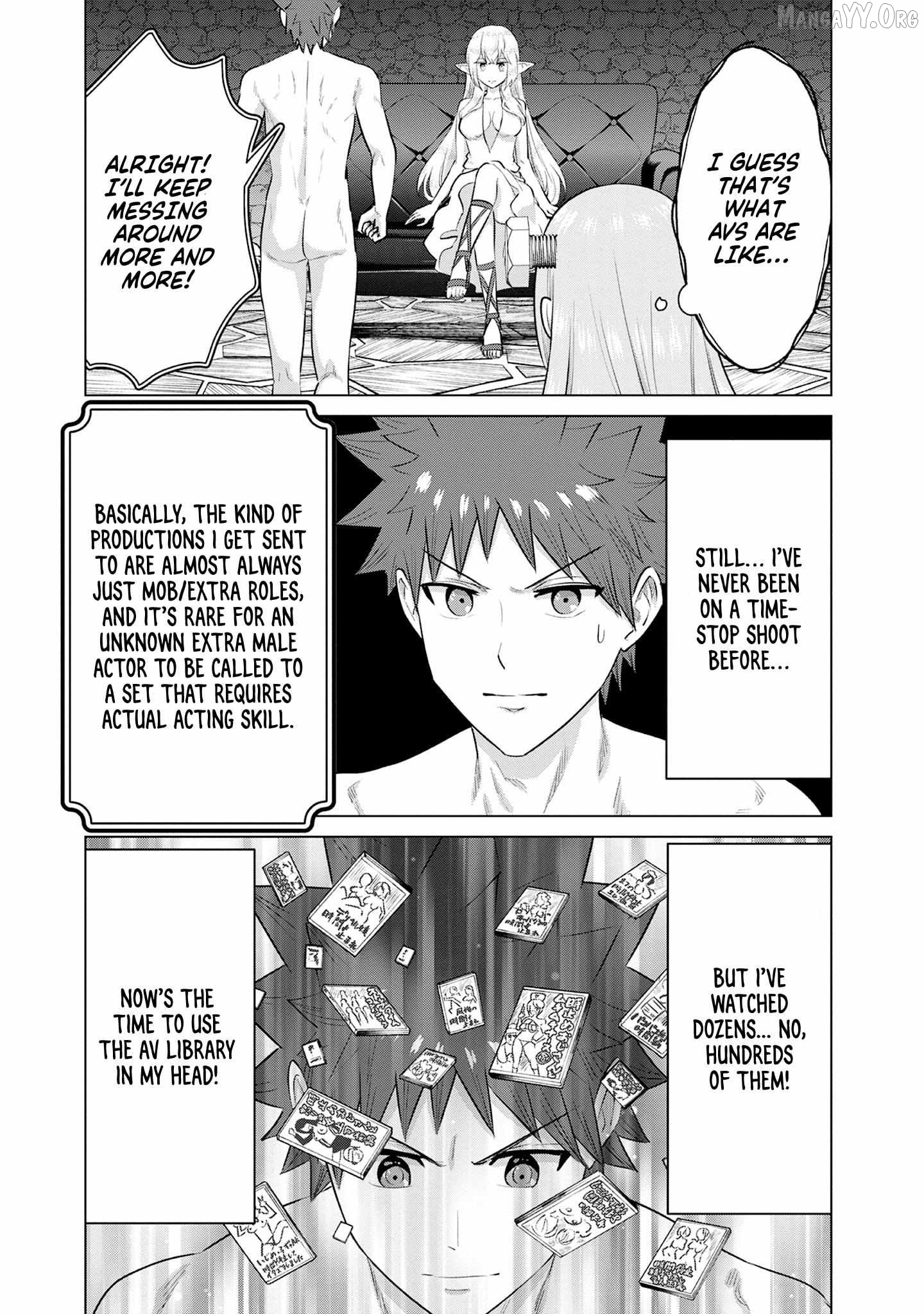 Isekai Pornstar ~Shiru danyuu ga isekai tensei shite ero chishiki furu katsuyo de musou danyuu ni naru hanashi ~ Chapter 44 - page 10