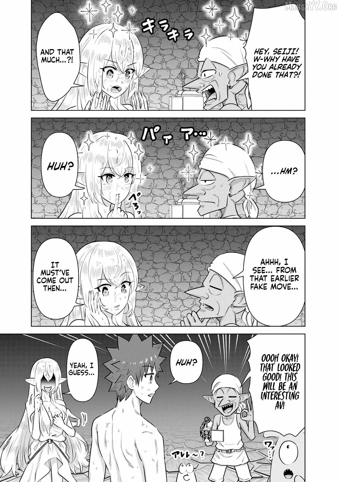 Isekai Pornstar ~Shiru danyuu ga isekai tensei shite ero chishiki furu katsuyo de musou danyuu ni naru hanashi ~ Chapter 45 - page 9