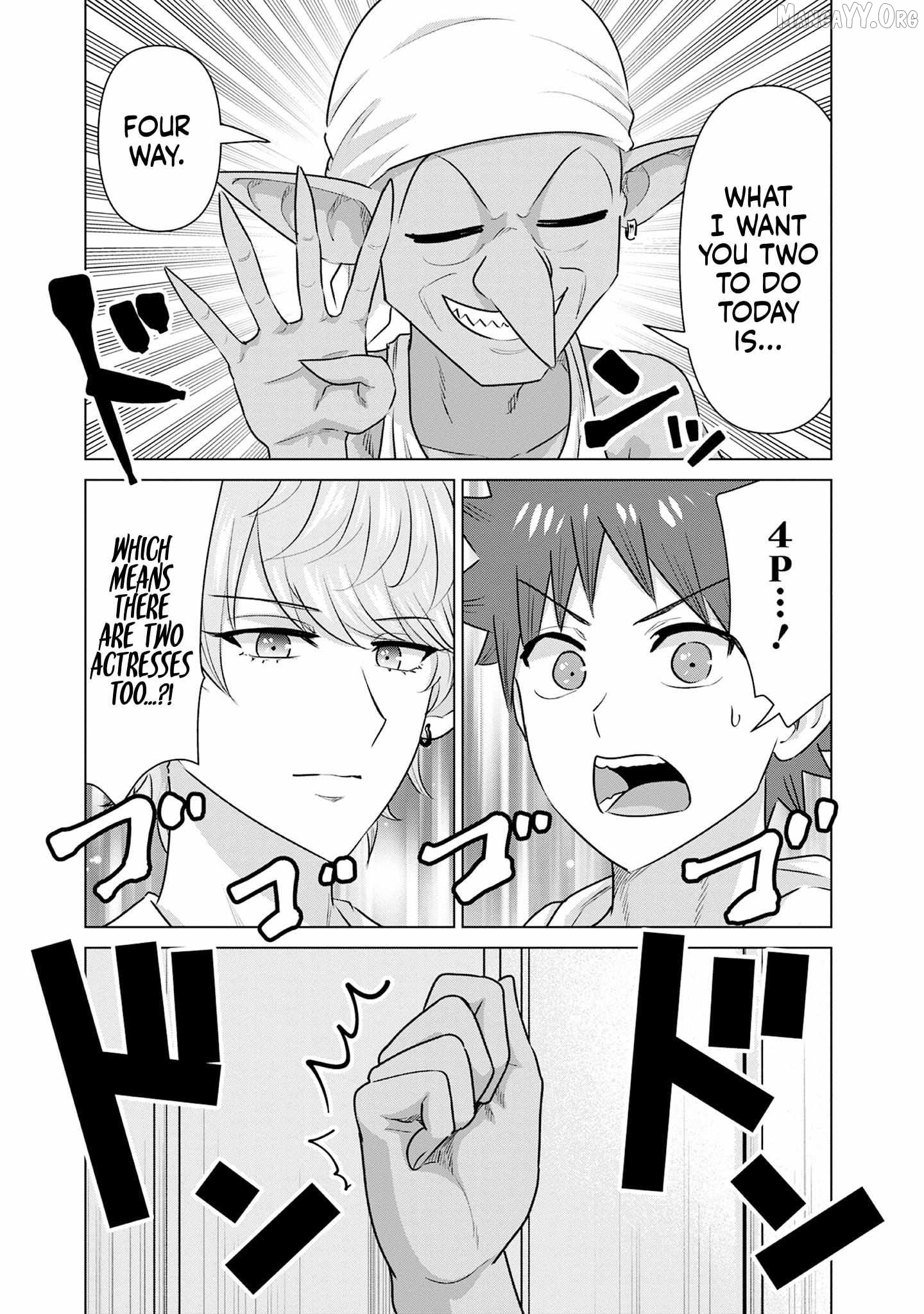 Isekai Pornstar ~Shiru danyuu ga isekai tensei shite ero chishiki furu katsuyo de musou danyuu ni naru hanashi ~ Chapter 46 - page 12