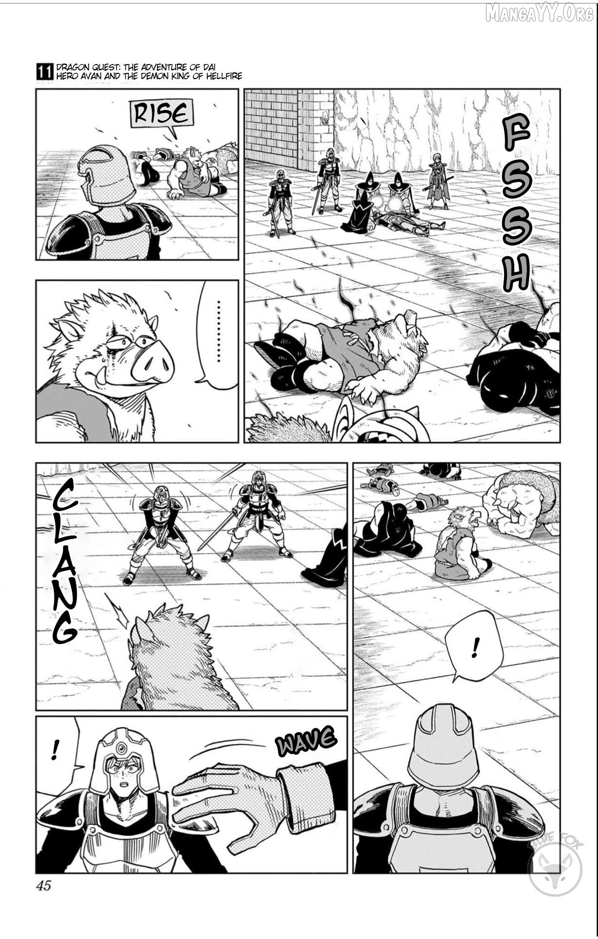 Dragon Quest The Great Adventure Of Dai – Avan The Brave And The Demon King Of Hellfire Chapter 41 - page 43