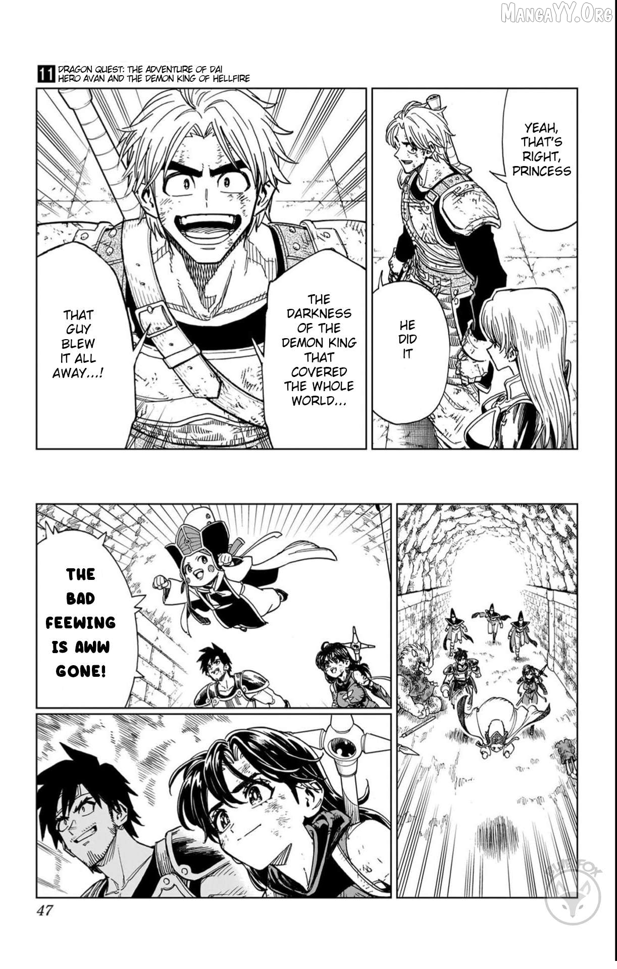 Dragon Quest The Great Adventure Of Dai – Avan The Brave And The Demon King Of Hellfire Chapter 41 - page 45