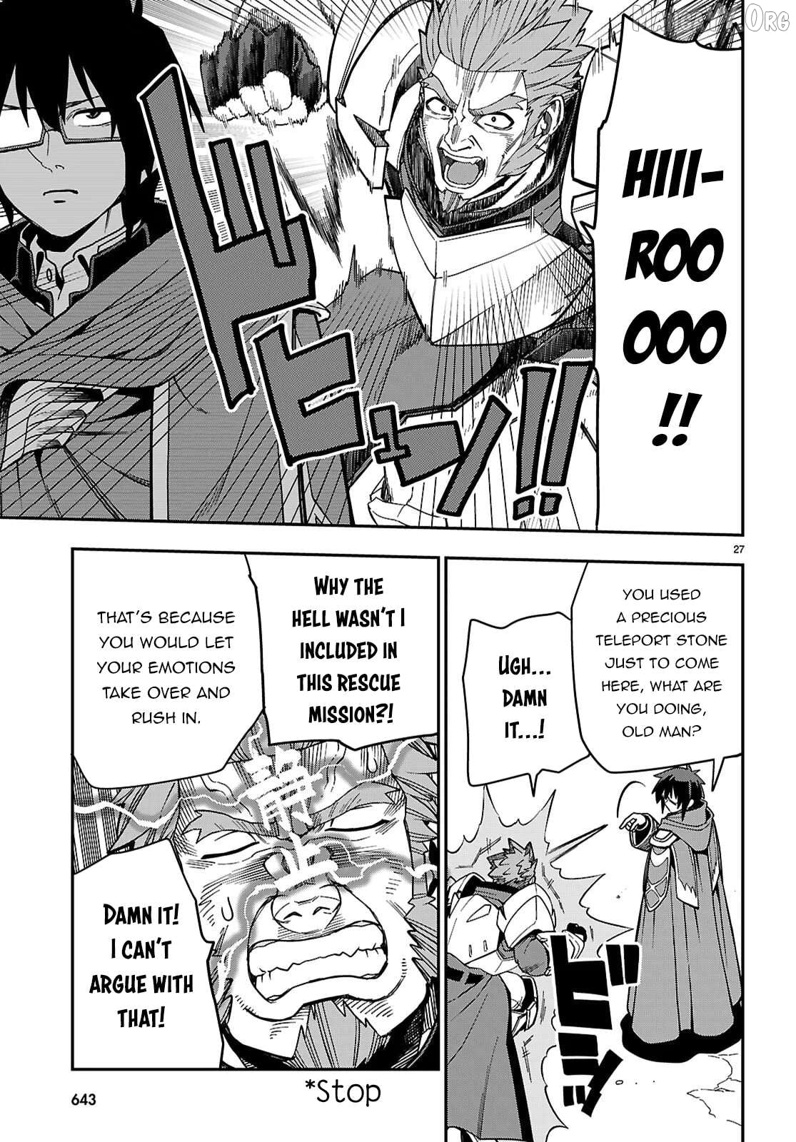 Konjiki no Moji Tsukai - Yuusha Yonin ni Makikomareta Unique Cheat Chapter 127 - page 27