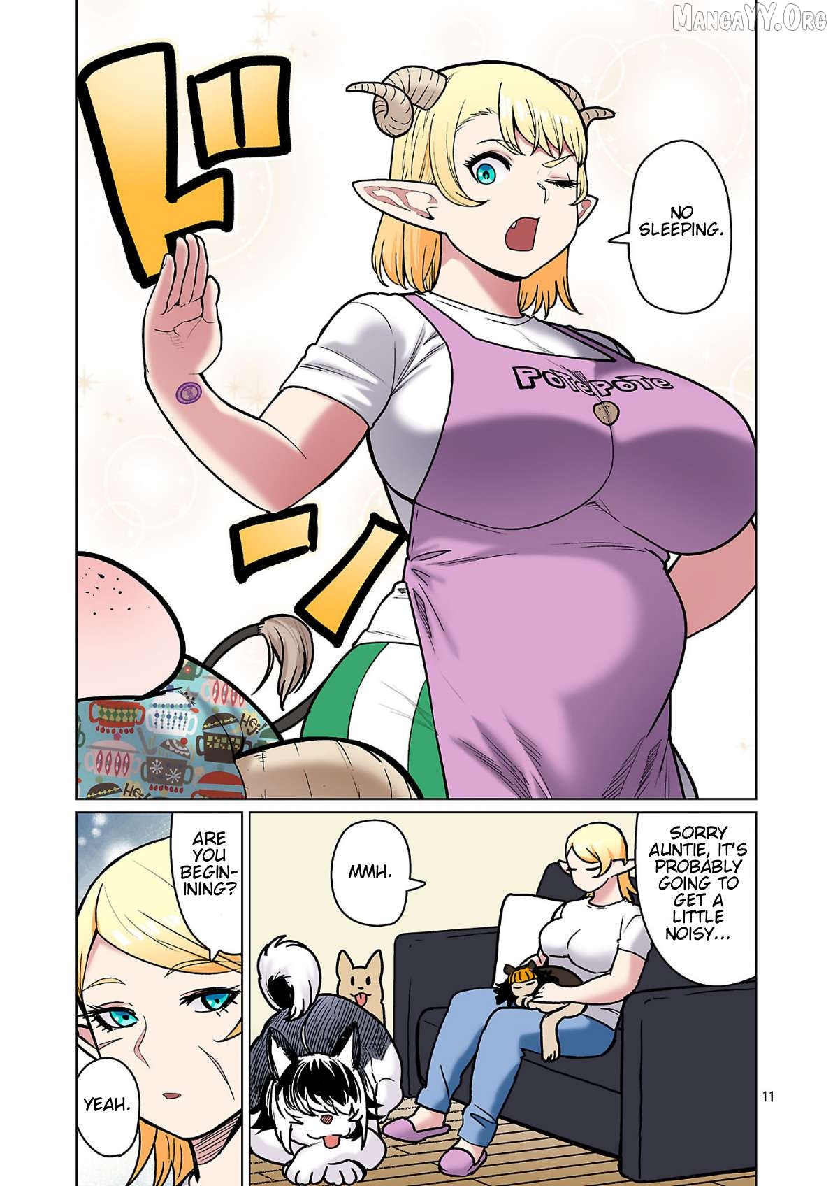 Shin Elf-san wa Yaserarenai. Chapter 29 - page 13