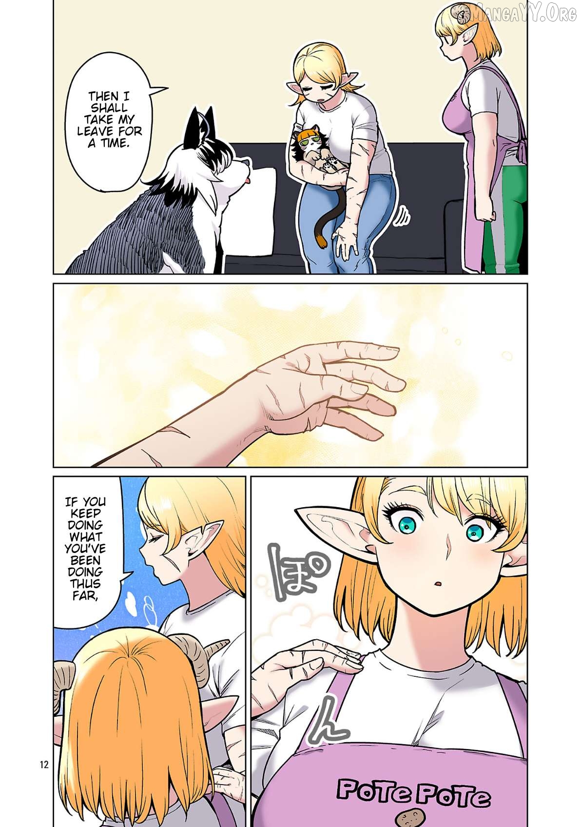Shin Elf-san wa Yaserarenai. Chapter 29 - page 14