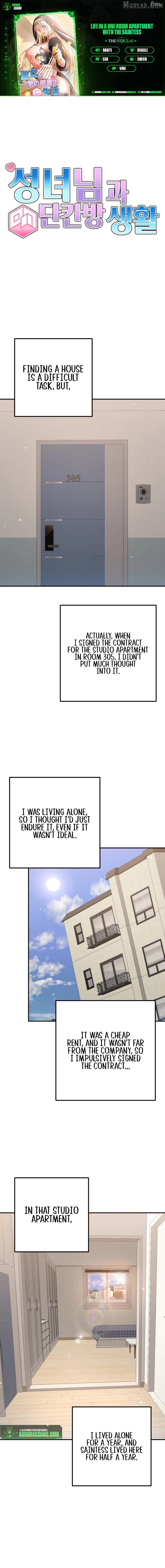 Living in a single room with a Saintess Chapter 44 - page 1