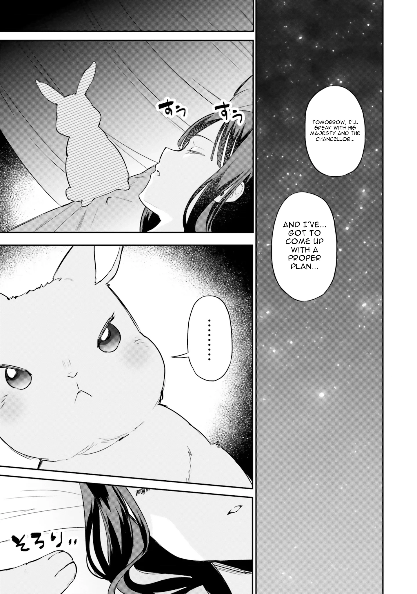 Since I became a decoration queen, I decided to go to work secretly- I'm not lonely sleeping alone because there is a rabbit!~ Chapter 19 - page 28