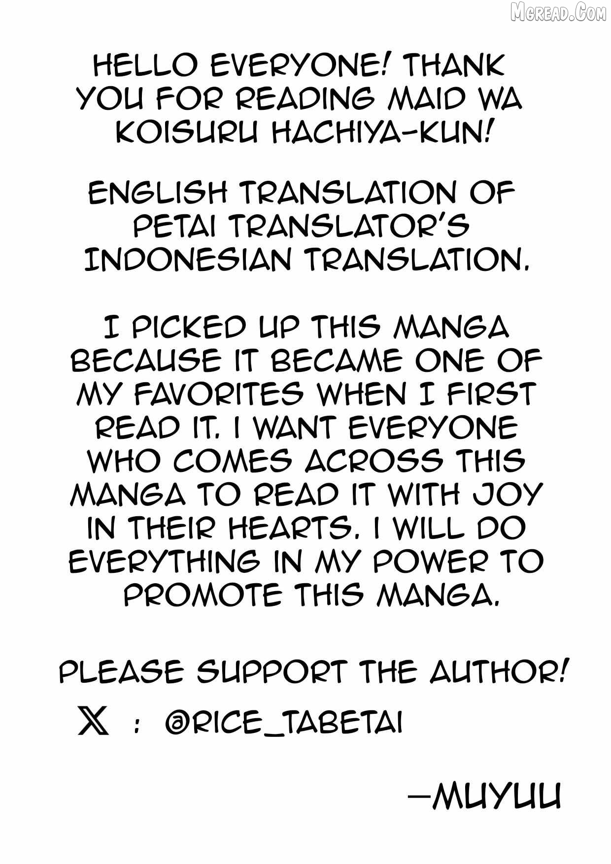 Maid wa Koisuru Hachiya-kun Chapter 22 - page 32