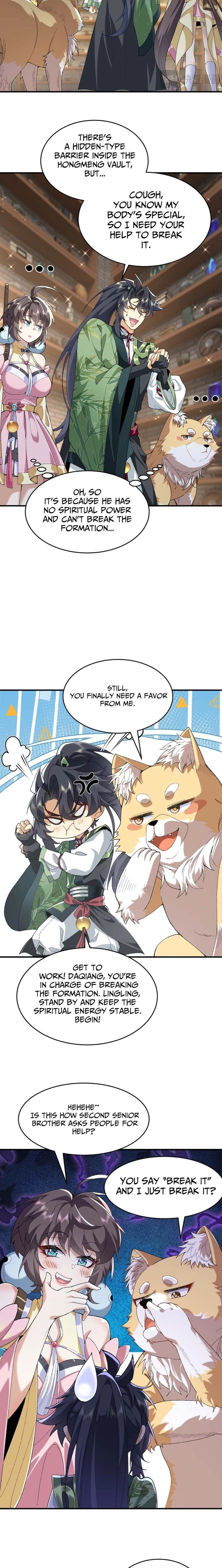 MY SECOND SENIOR BROTHER IS A MORTAL BUT STRONG Chapter 40 - page 4