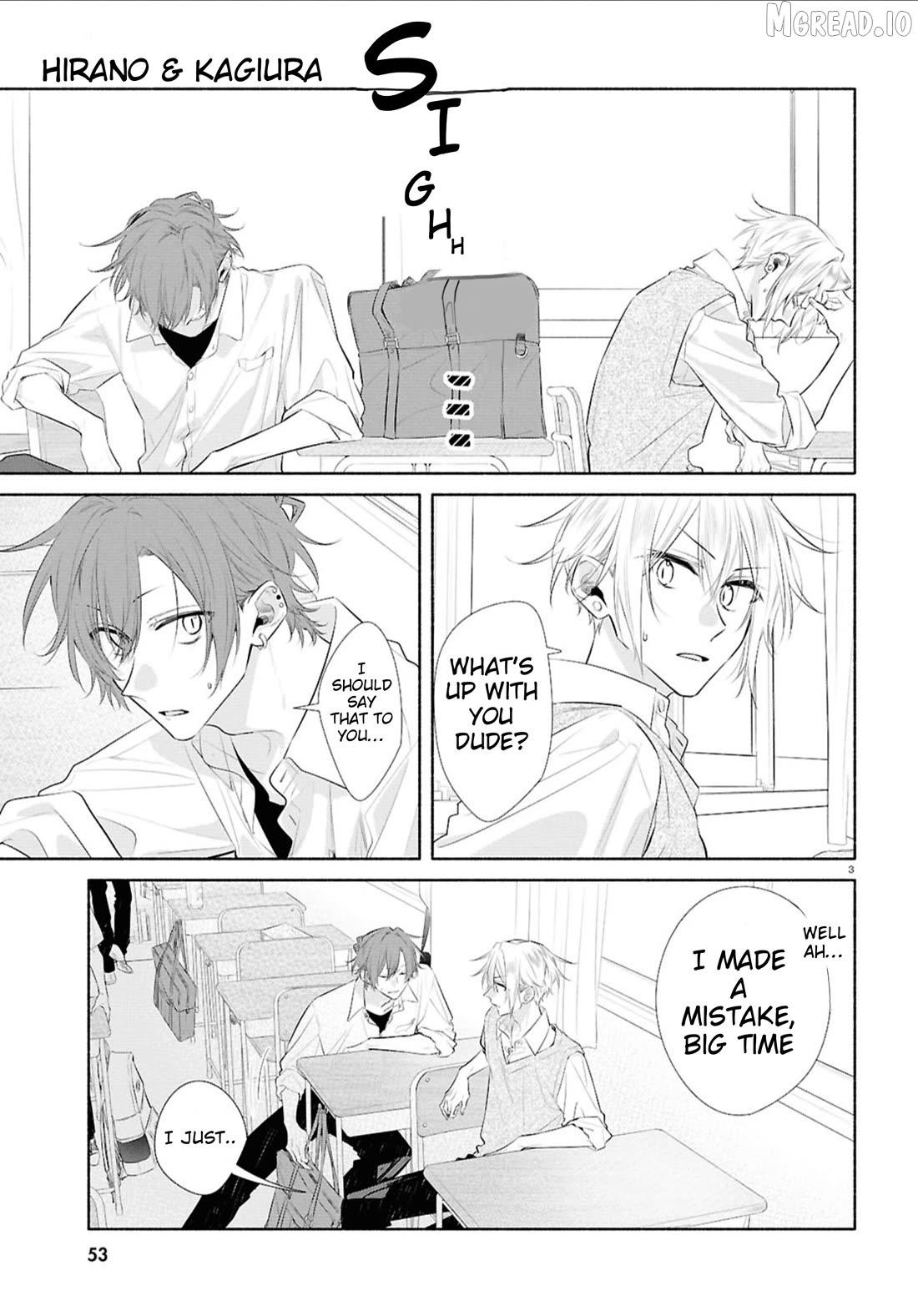Hirano to Kagiura Chapter 35 - page 3
