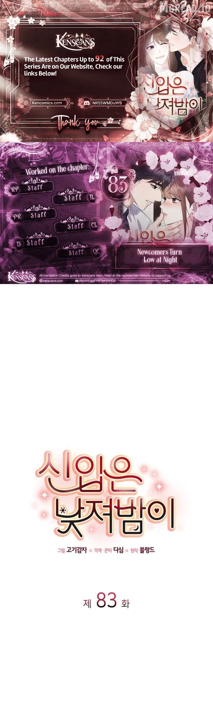Newcomers Turn Low At Night Chapter 83 - page 1