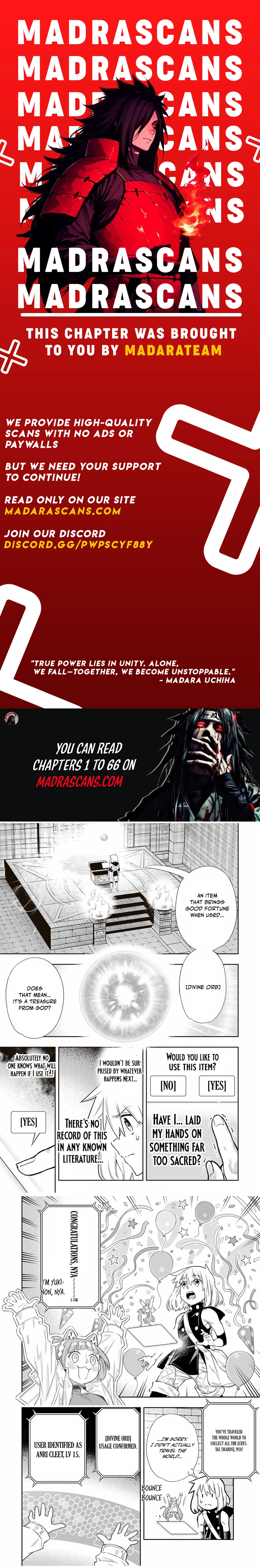 Saijaku na Boku wa "Kabenuke Bugs" de Nariagaru ~Kabe wo Surinuketara, Shokai Clear Houshuu wo Mugen Kaishuu Dekimashita!~ Chapter 47 - page 1