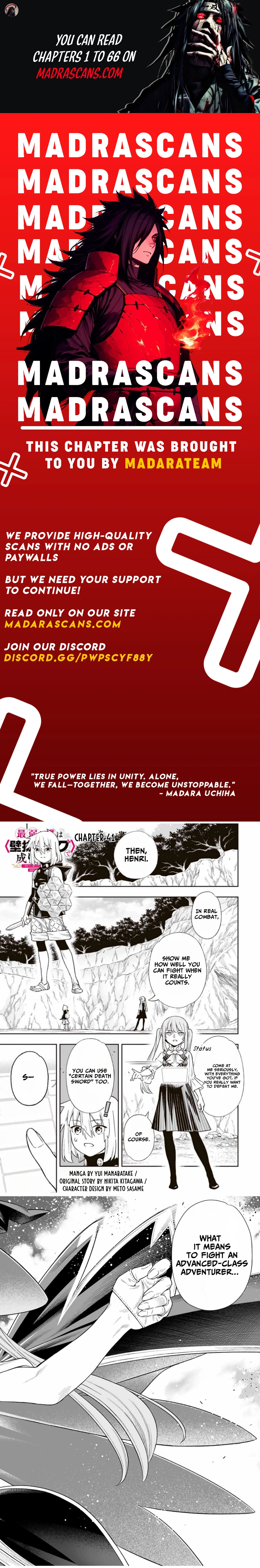 Saijaku na Boku wa "Kabenuke Bugs" de Nariagaru ~Kabe wo Surinuketara, Shokai Clear Houshuu wo Mugen Kaishuu Dekimashita!~ Chapter 41 - page 1