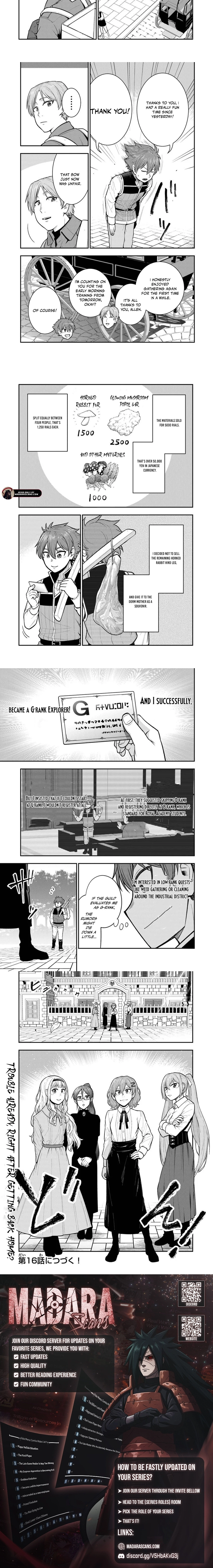 Ken To Mahou To Gakureki Shakai Chapter 15.2 - page 3