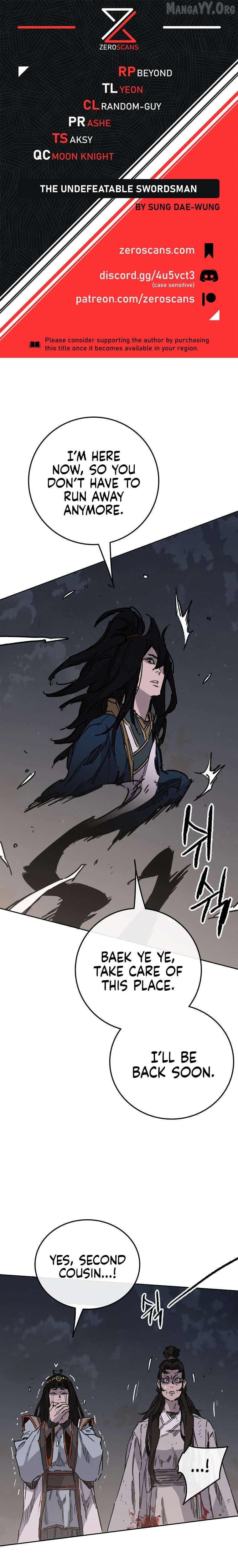 The Undefeatable Swordsman Chapter 173 - page 1