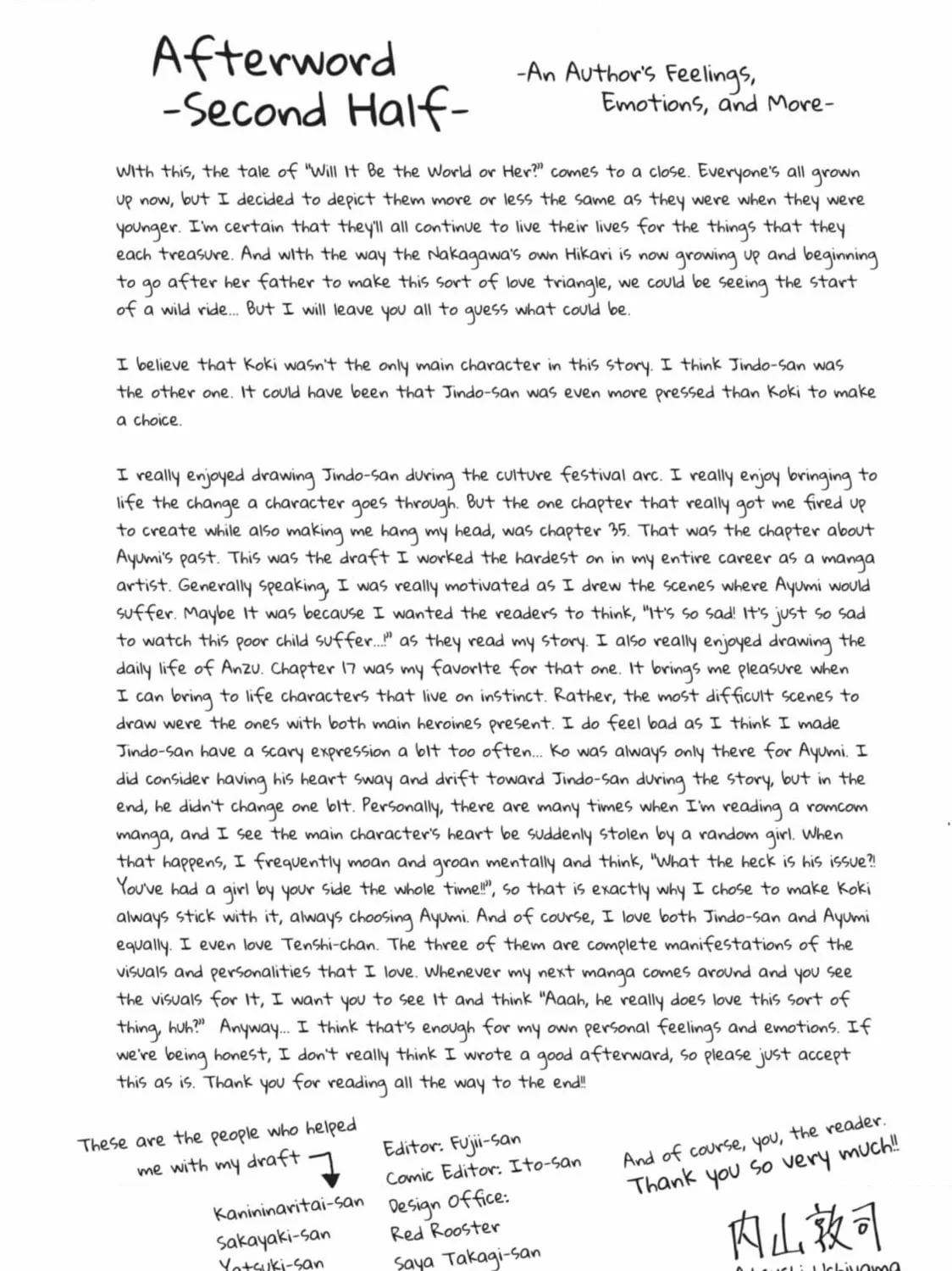 Sekai ka Kanojo ka Erabenai Chapter 44 - page 29