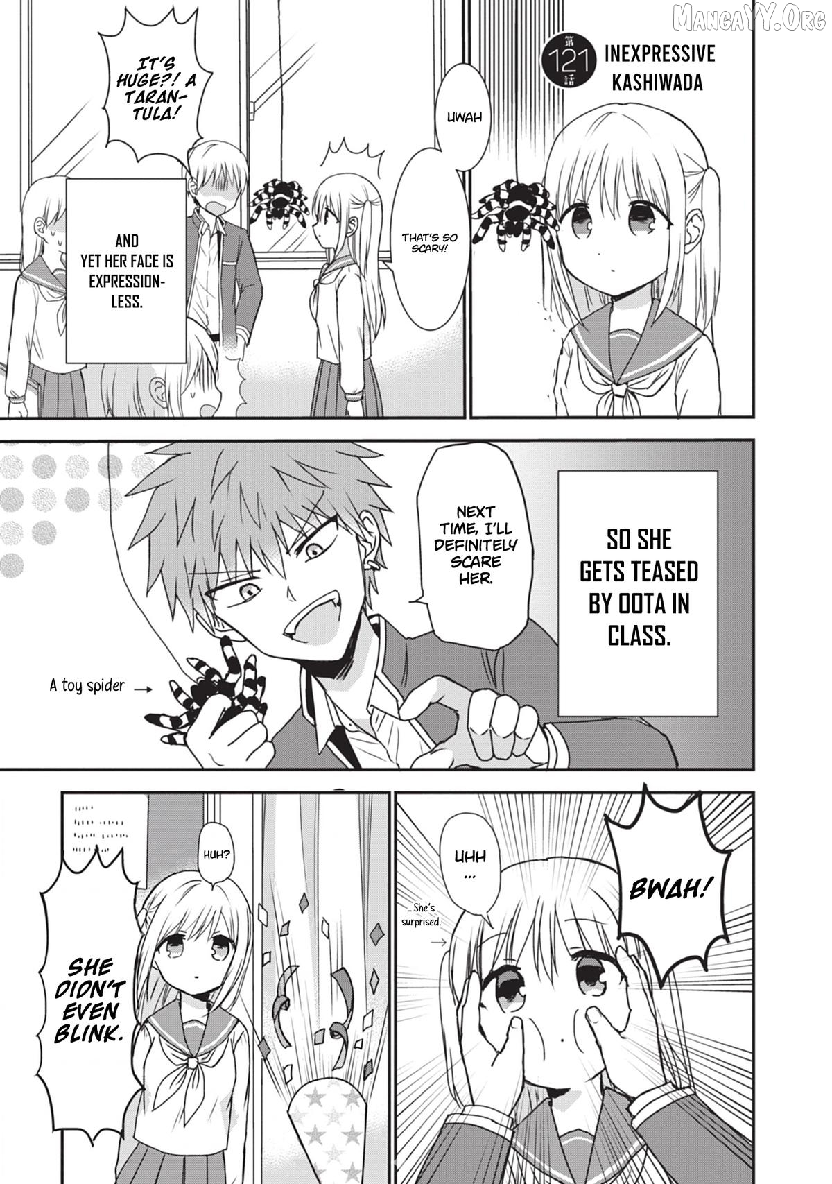 Expressionless Kashiwada-San And Emotional Oota-Kun Chapter 121 - page 2