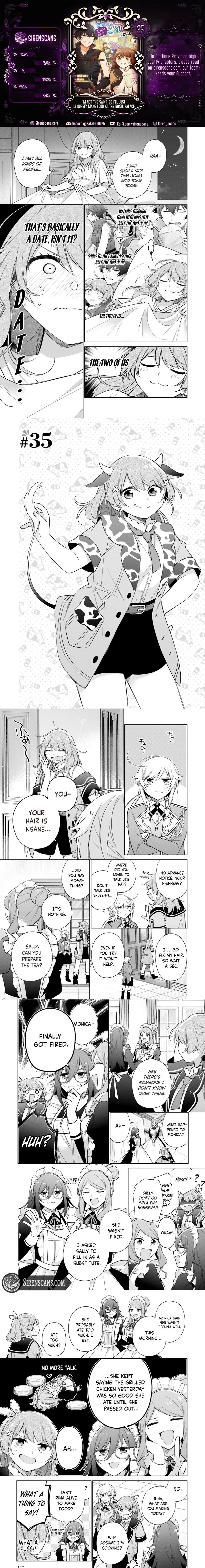 I'm Not The Saint, So I'll Just Leisurely Make Food At The Royal Palace Chapter 35 - page 1