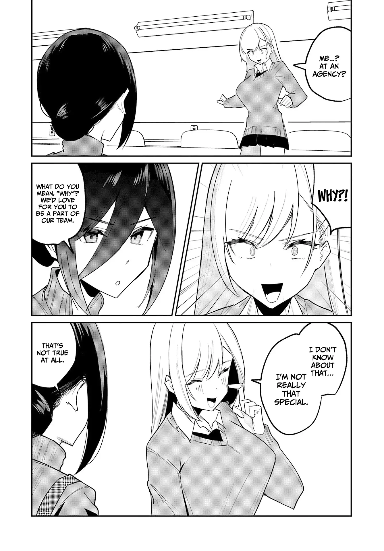 Chika Idol wo Kage de Sasaeru Ore Chapter 17 - page 3