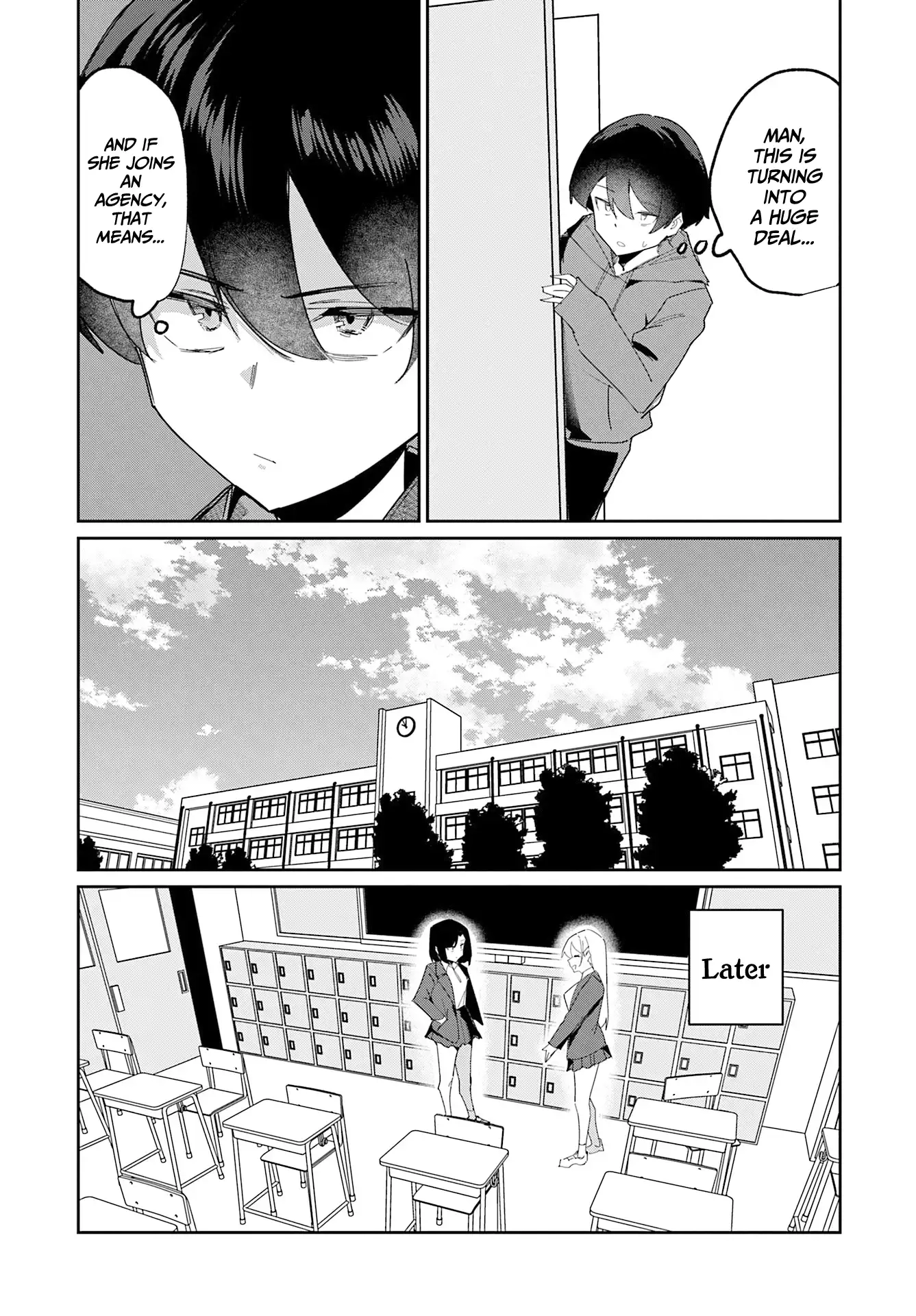 Chika Idol wo Kage de Sasaeru Ore Chapter 17 - page 8