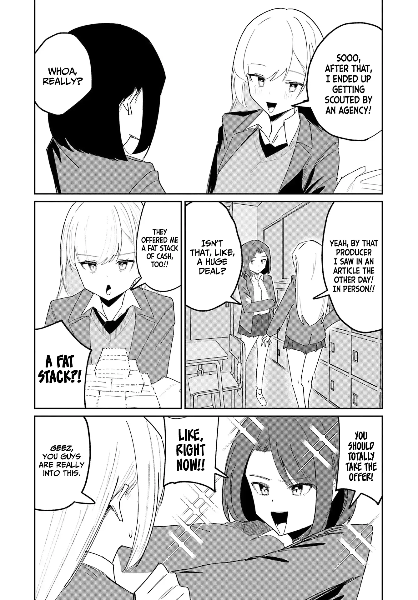 Chika Idol wo Kage de Sasaeru Ore Chapter 17 - page 9