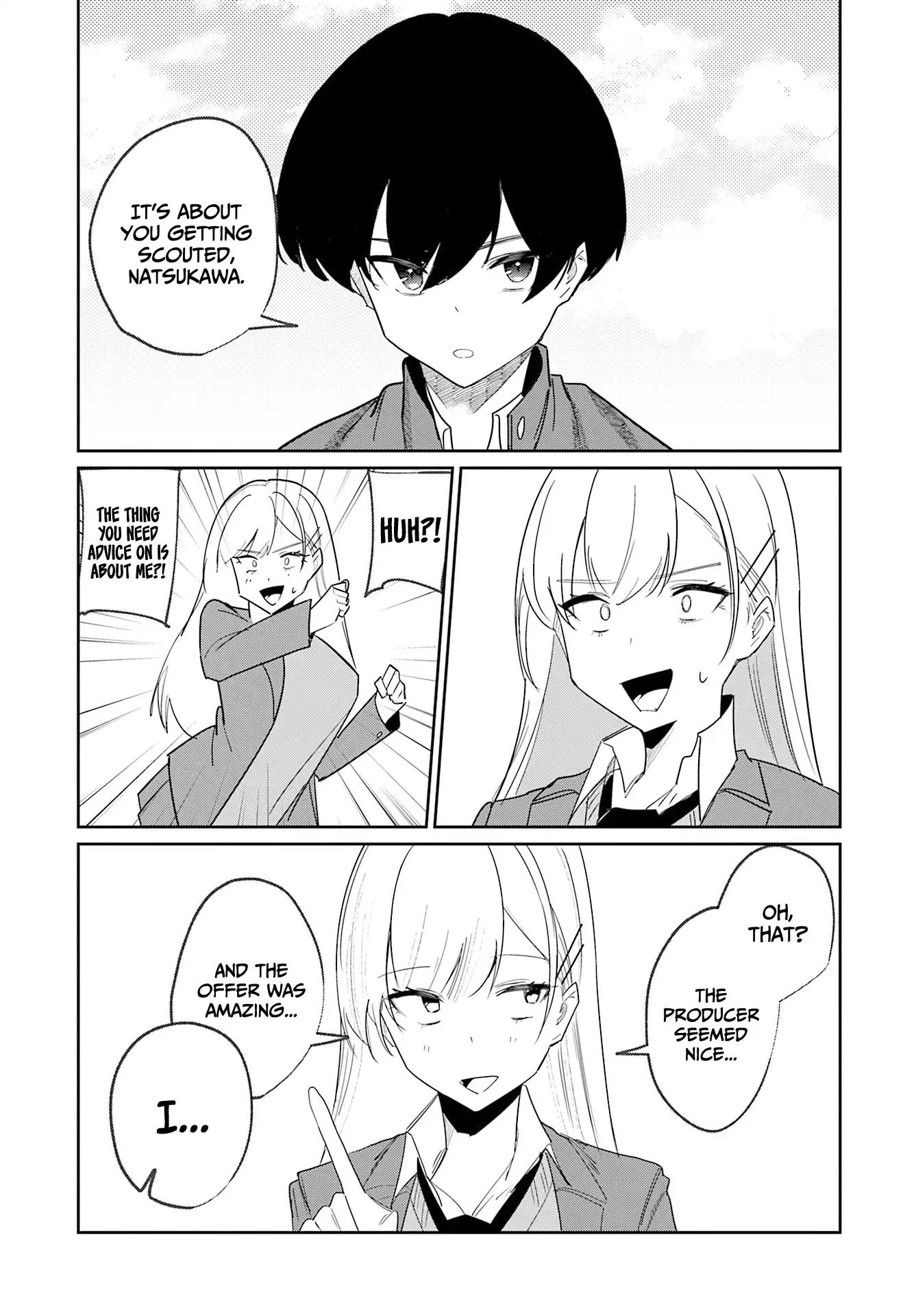 Chika Idol wo Kage de Sasaeru Ore Chapter 18 - page 12