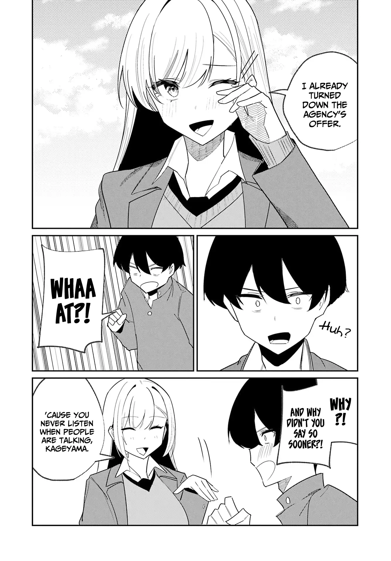 Chika Idol wo Kage de Sasaeru Ore Chapter 18 - page 17