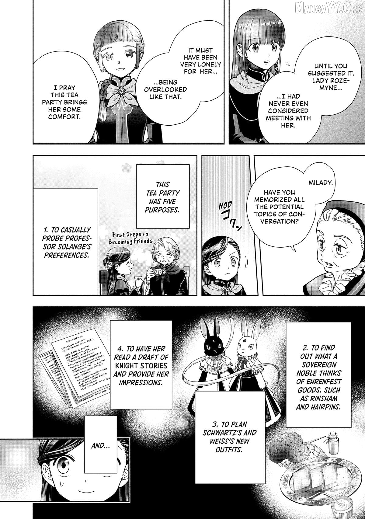 Honzuki No Gekokujou ~Shisho Ni Naru Tame Ni Wa Shudan Wo Erandeiraremasen~ Dai 4-Bu 「 Kizokuin No Toshokan Wo Sukuitai!」 Chapter 23 - page 2
