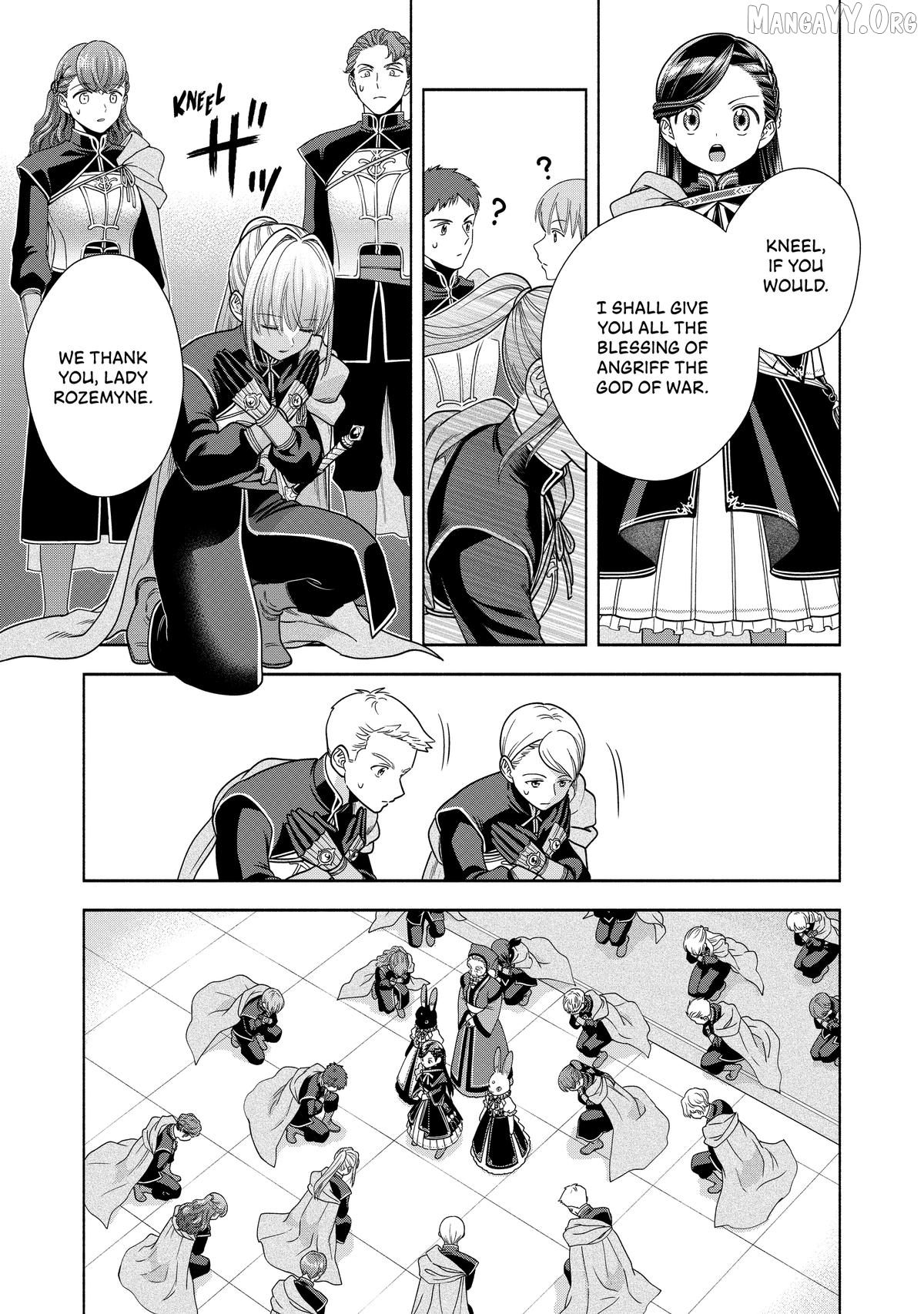 Honzuki No Gekokujou ~Shisho Ni Naru Tame Ni Wa Shudan Wo Erandeiraremasen~ Dai 4-Bu 「 Kizokuin No Toshokan Wo Sukuitai!」 Chapter 26 - page 3