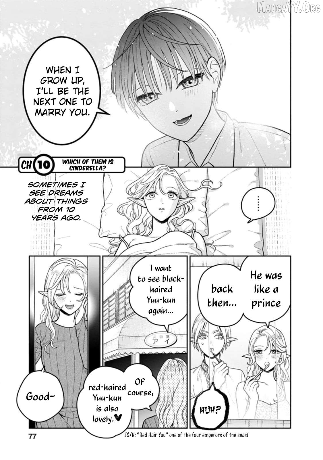 Miboujin Elf no Kanamori-san Chapter 10 - page 2