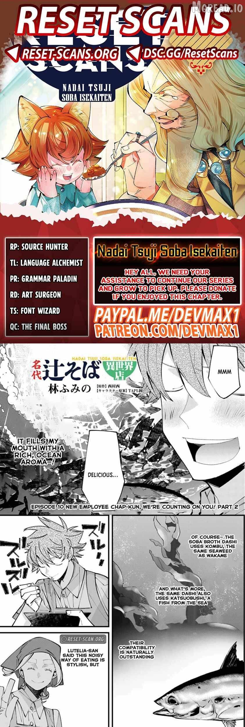 Nadai Tsuji Soba Isekaiten Chapter 10.2 - page 2