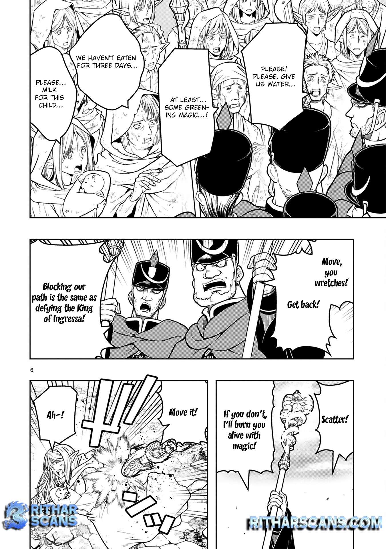 Shokei Sareta Saikyou no Gunnyou Majutsushi, Haisenkoku no Elf Hime to Kokka Saikensu ~ Sokoku yo Jama Suru no wa Kattedaga, Sono Majutsu Tsukutta no Ore na Node Kikanai ga? ~ Chapter 4 - page 8