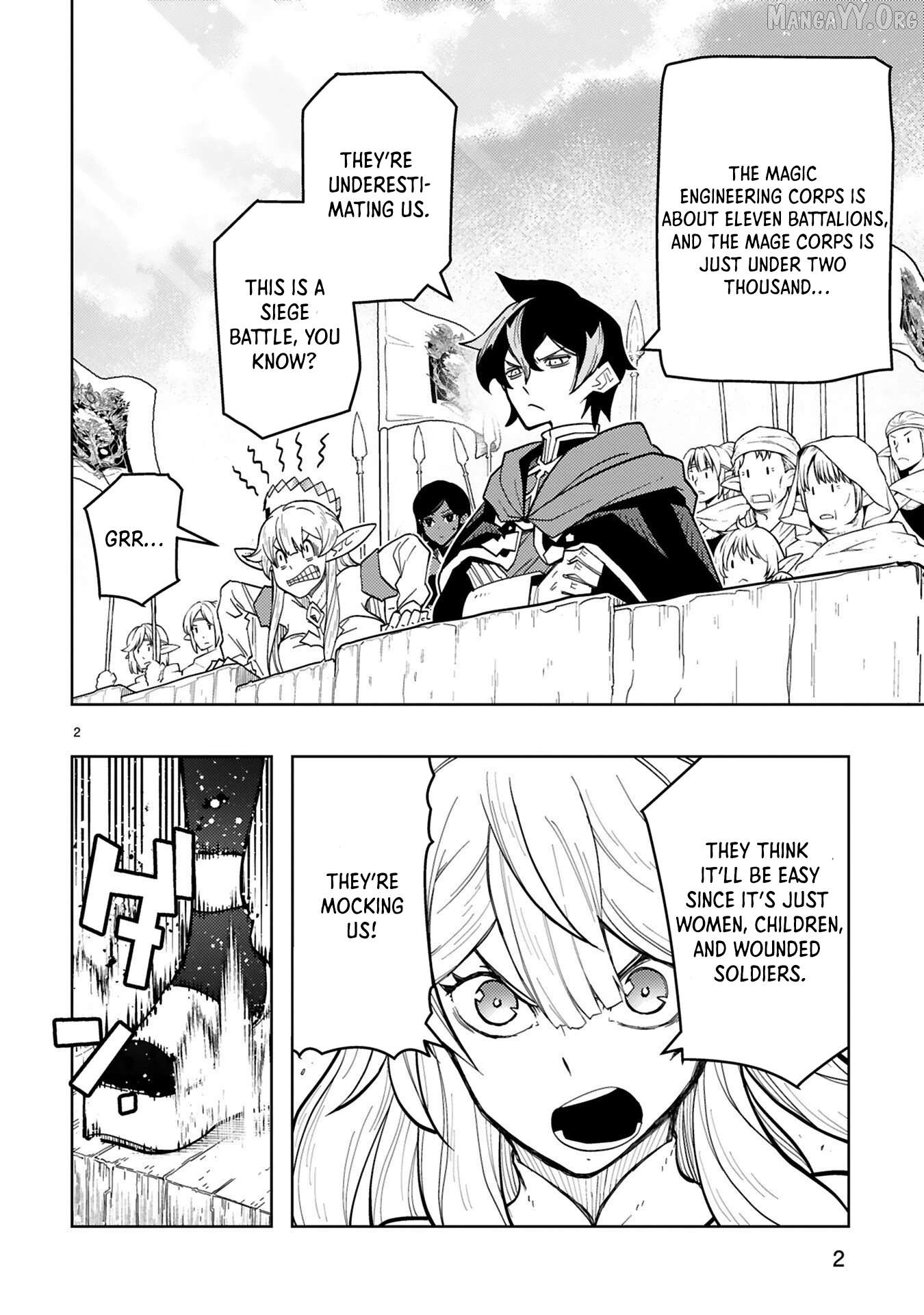 Shokei Sareta Saikyou no Gunnyou Majutsushi, Haisenkoku no Elf Hime to Kokka Saikensu ~ Sokoku yo Jama Suru no wa Kattedaga, Sono Majutsu Tsukutta no Ore na Node Kikanai ga? ~ Chapter 7 - page 2