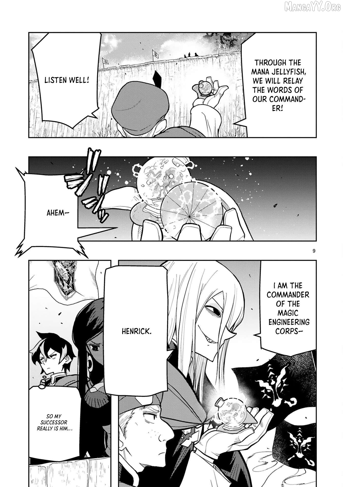Shokei Sareta Saikyou no Gunnyou Majutsushi, Haisenkoku no Elf Hime to Kokka Saikensu ~ Sokoku yo Jama Suru no wa Kattedaga, Sono Majutsu Tsukutta no Ore na Node Kikanai ga? ~ Chapter 7 - page 9
