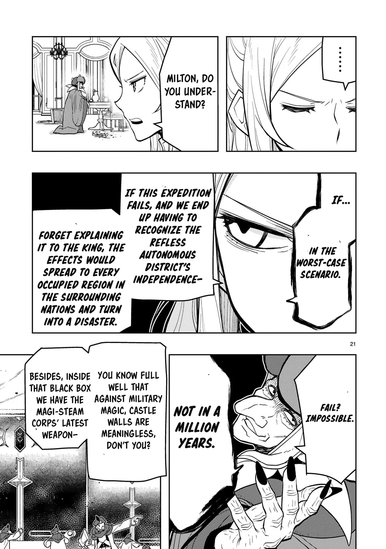 Shokei Sareta Saikyou no Gunnyou Majutsushi, Haisenkoku no Elf Hime to Kokka Saikensu ~ Sokoku yo Jama Suru no wa Kattedaga, Sono Majutsu Tsukutta no Ore na Node Kikanai ga? ~ Chapter 8 - page 3