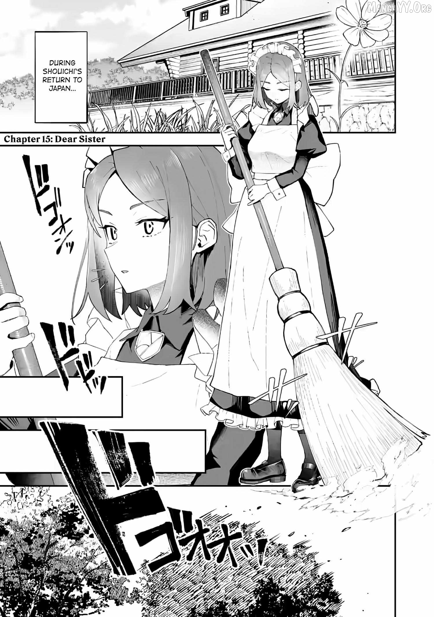 Makutsu no Ou ~Yomei Ikkagetsu no Doutei, Mahou Shoujo Harem o Kizuite Ou e Kunrinsu~ Chapter 15.1 - page 1
