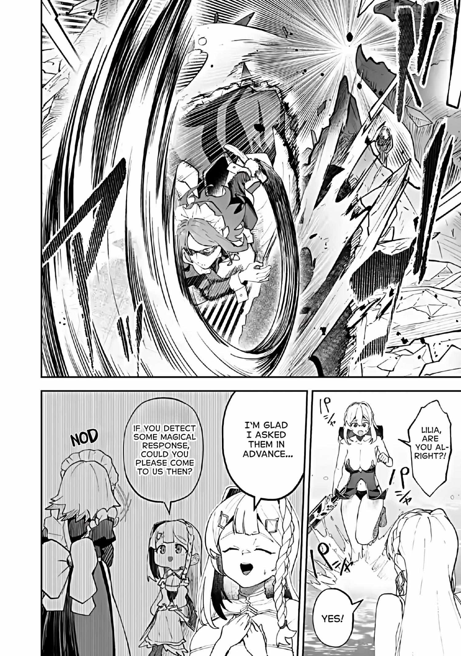 Makutsu no Ou ~Yomei Ikkagetsu no Doutei, Mahou Shoujo Harem o Kizuite Ou e Kunrinsu~ Chapter 15.2 - page 7