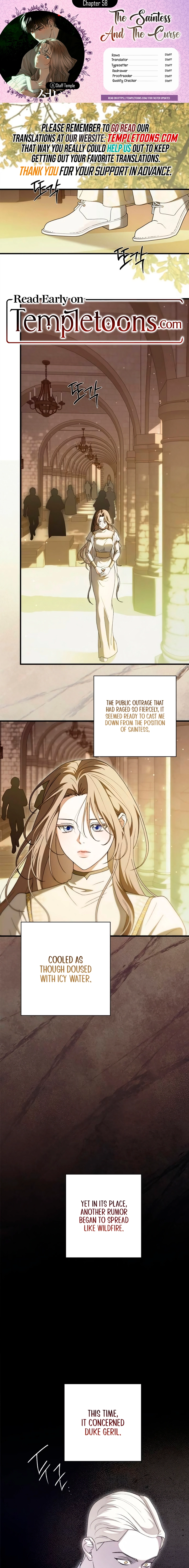 The Saintess And The Curse Chapter 58 - page 1