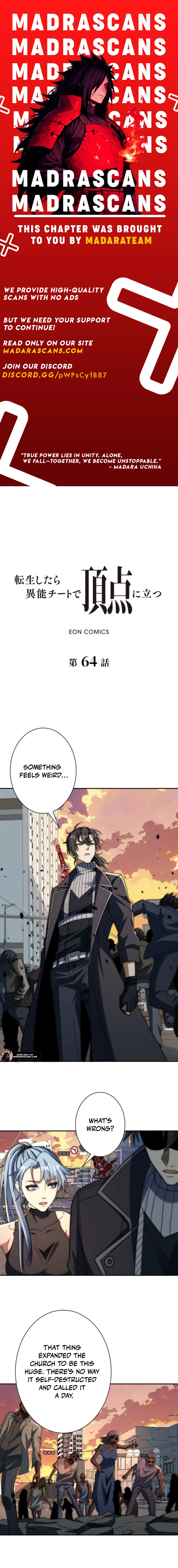 When I Reincarnated, I Stood at the Top with Supernatural Cheats. Chapter 64 - page 1