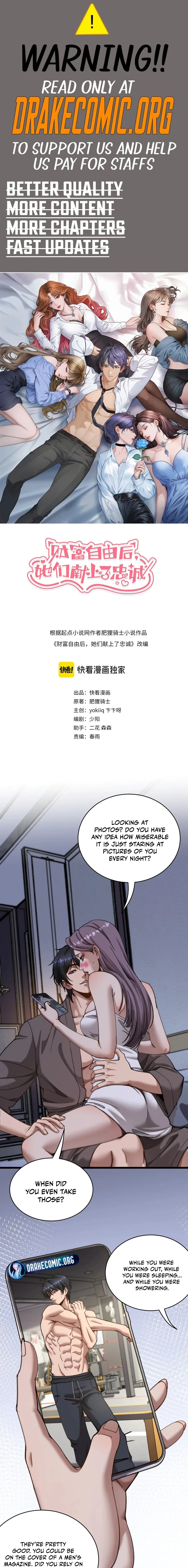 After Becoming Financially Free, They Offered Their Loyalty Chapter 90 - page 1