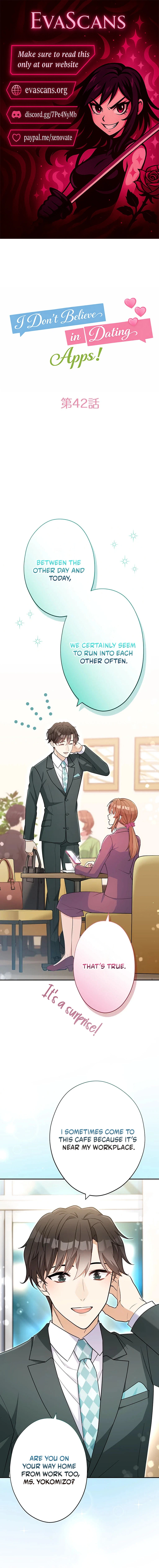 I Don’t Believe in Dating Apps! Chapter 42 - page 1