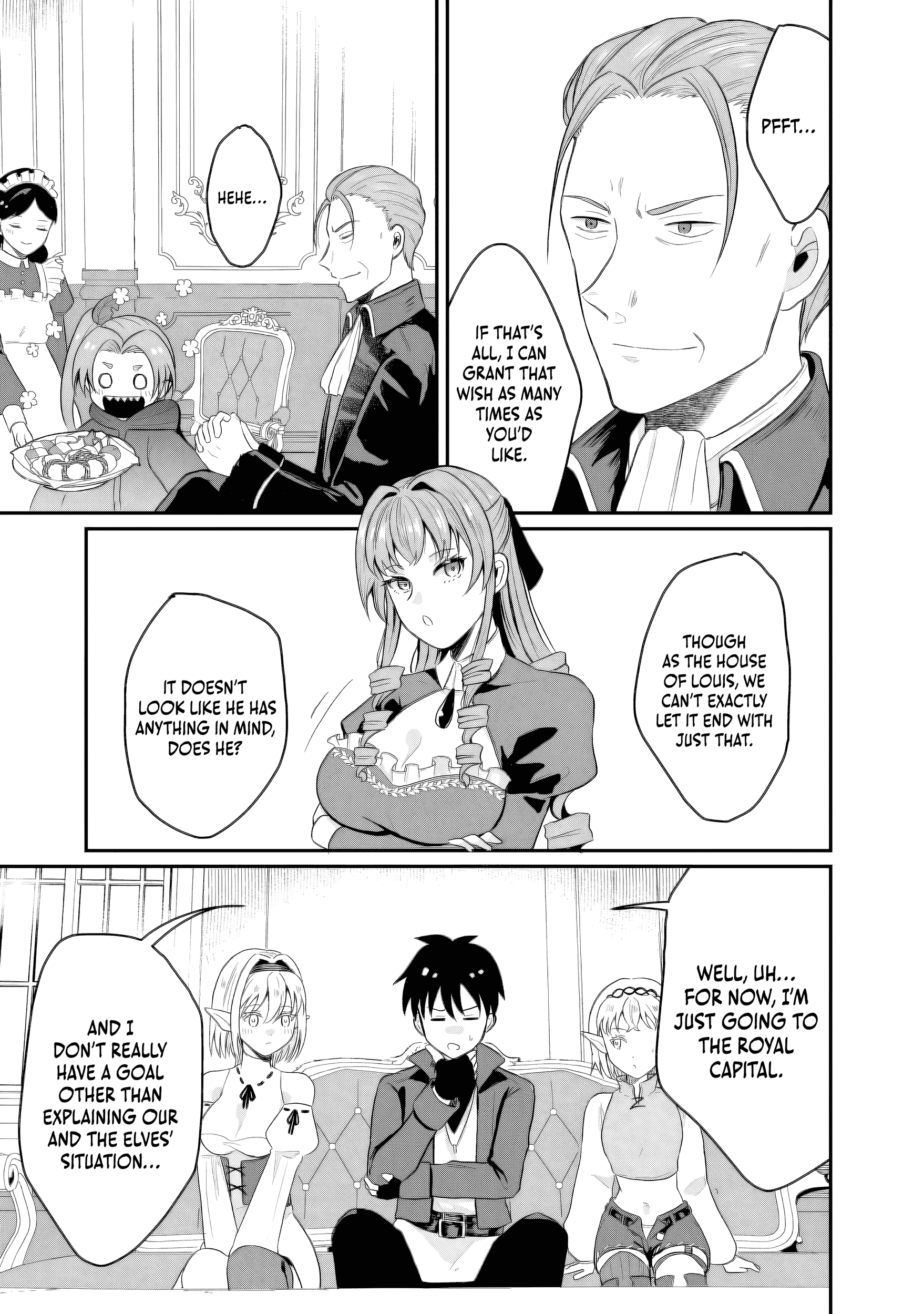 "Sono Hen no Kusa demo Kuttoke" to Tsuihou Sareta Munou Skill [Shokubutsugui] Mochi Tenseisha, Elf no Sato de Maboroshi no Shokubutsu o Tabete Musou Suru Chapter 17 - page 10