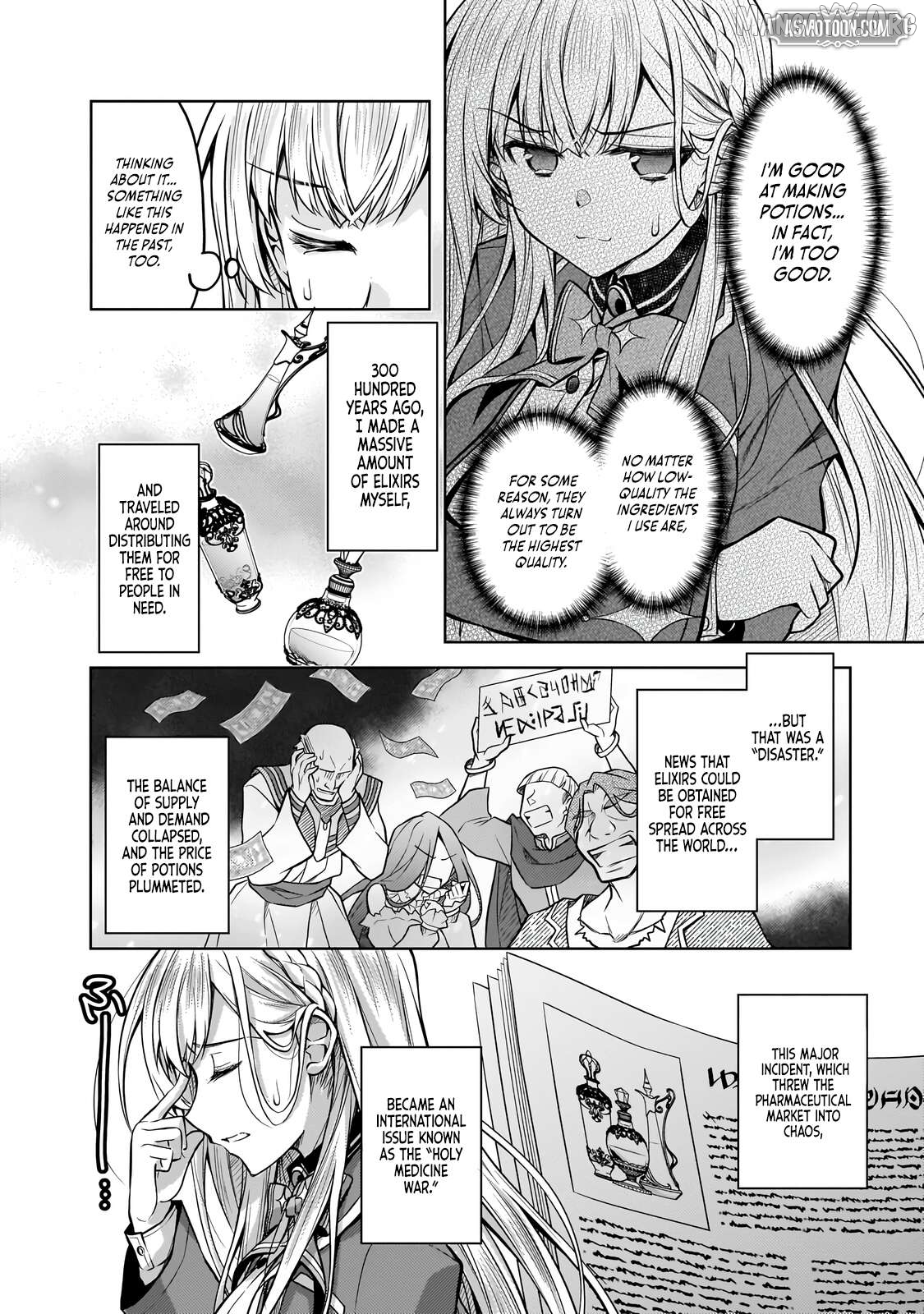 Da n Zai Sareta Ten Sei Seijō Wa, Aku Ya Kurei Ji Unomichiwoiku! Chapter 5.2 - page 3
