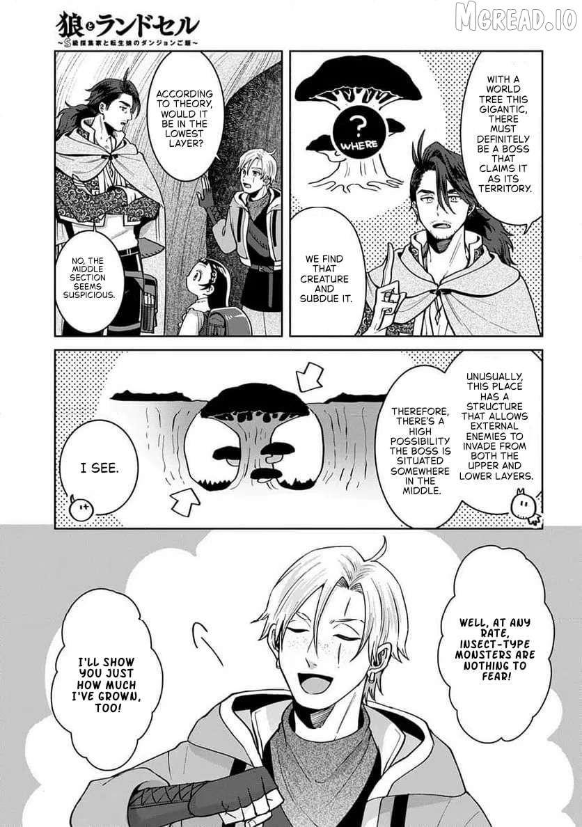 Okami To Randoseru ～ Kyu Saishuka To Tensei Musume No Danjon Gohan ～ Chapter 4.1 - page 14