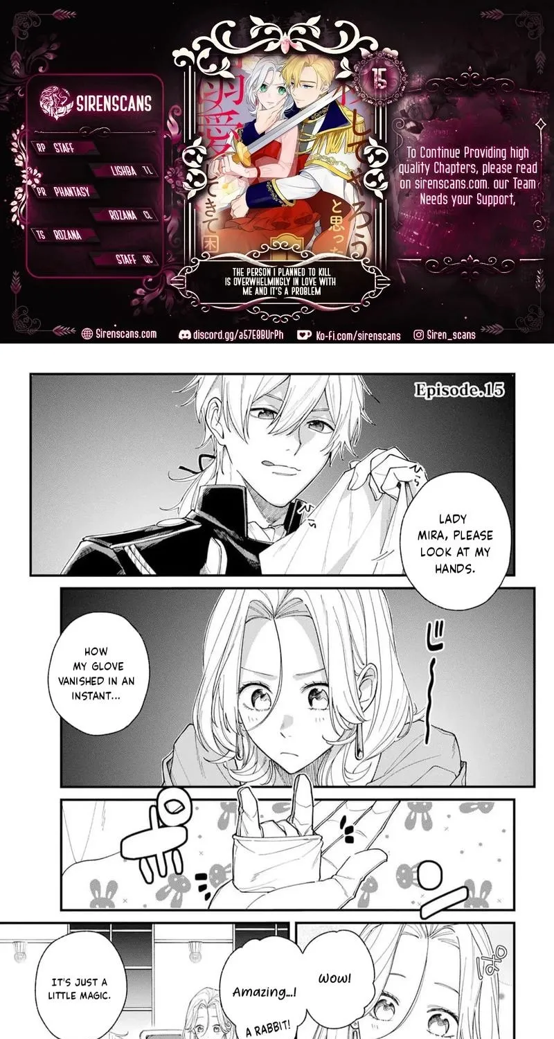 The Person I Planned to Kill Is Overwhelmingly in Love With Me and It’s a Problem Chapter 15 - page 1