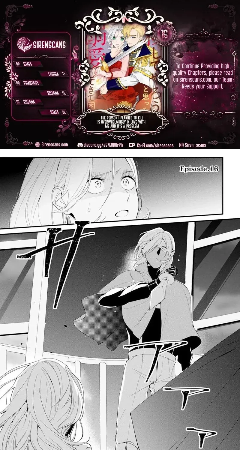 The Person I Planned to Kill Is Overwhelmingly in Love With Me and It’s a Problem Chapter 16 - page 1