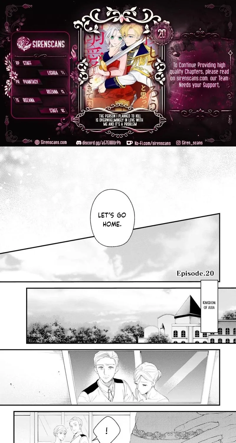 The Person I Planned to Kill Is Overwhelmingly in Love With Me and It’s a Problem Chapter 20 - page 1